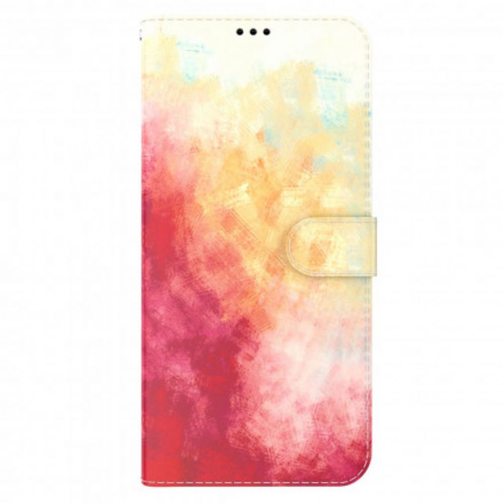 Lederhüllen Für Xiaomi Redmi 10 Aquarell