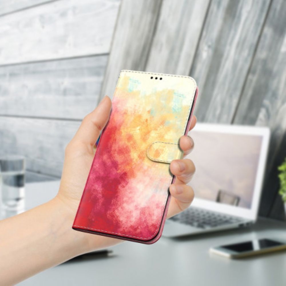 Lederhüllen Für Xiaomi Redmi 10 Aquarell