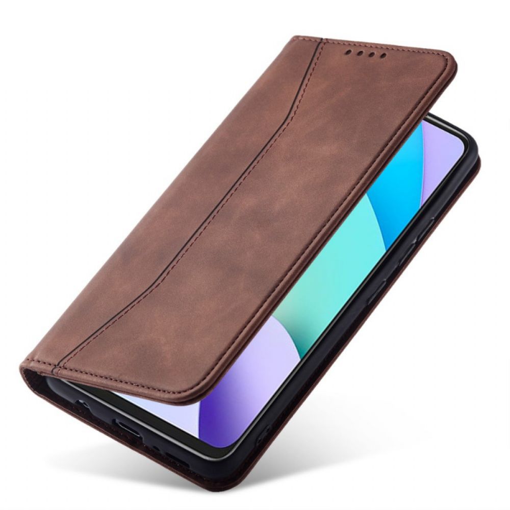 Schutzhülle Für Xiaomi Redmi 10 Flip Case Couture Mit Hautgefühl