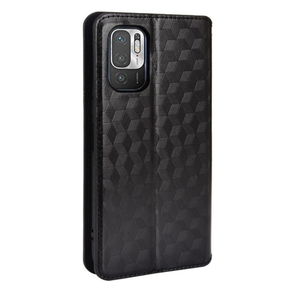 Schutzhülle Für Xiaomi Redmi 10 Flip Case Diamant-leder-effekt