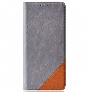 Schutzhülle Für Xiaomi Redmi 10 Flip Case Farbiges Dreieck