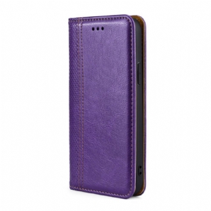 Schutzhülle Für Xiaomi Redmi 10 Flip Case Leder Im Vintage-stil