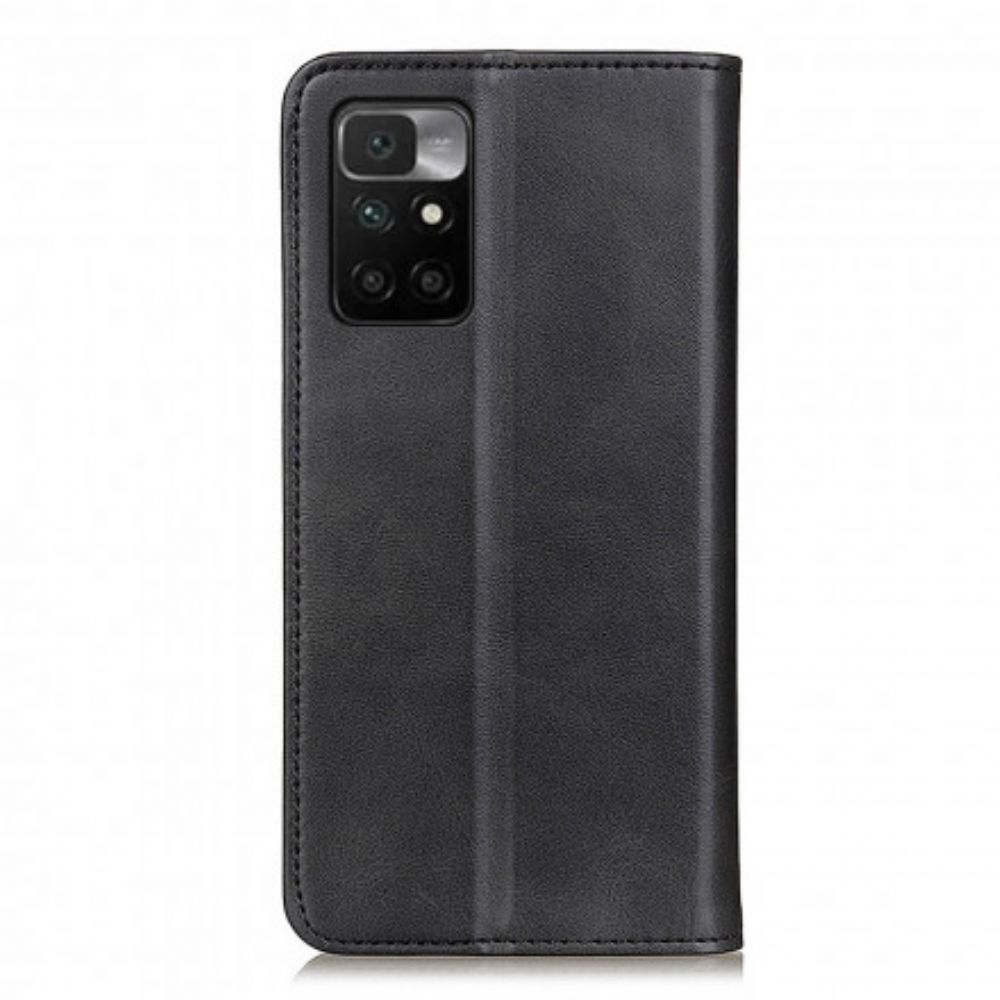 Schutzhülle Für Xiaomi Redmi 10 Flip Case Spaltleder