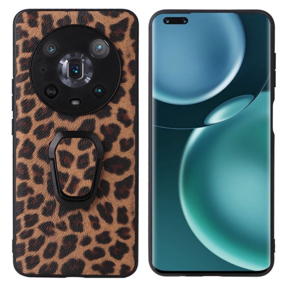 Hülle Für Honor Magic 4 Pro Leopard Mit Ring-stütze