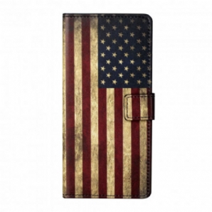 Flip Case Für Samsung Galaxy A32 4G Amerikanische Flagge