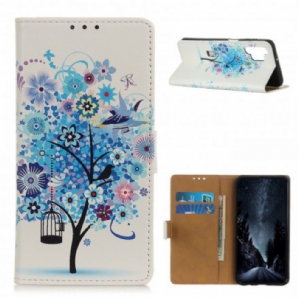 Flip Case Für Samsung Galaxy A32 4G Blühender Baum