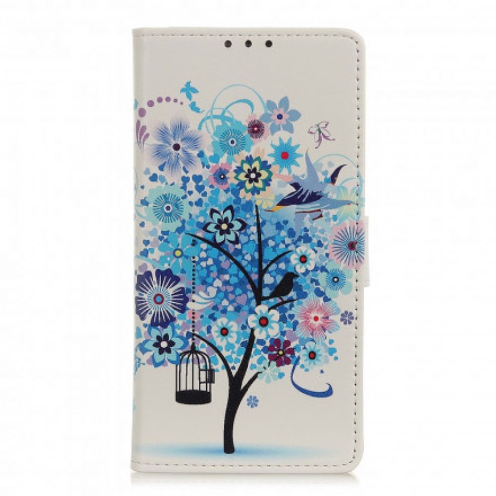 Flip Case Für Samsung Galaxy A32 4G Blühender Baum