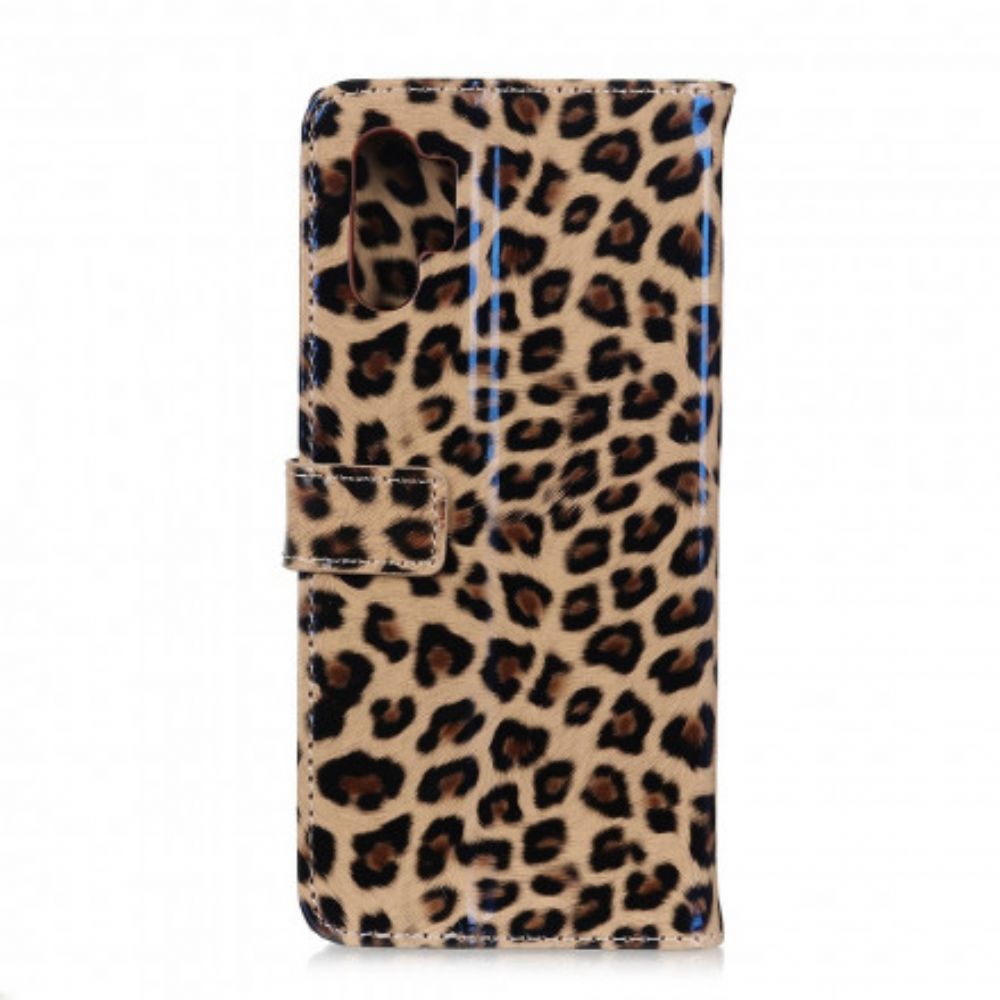 Flip Case Für Samsung Galaxy A32 4G Einzelner Leopard