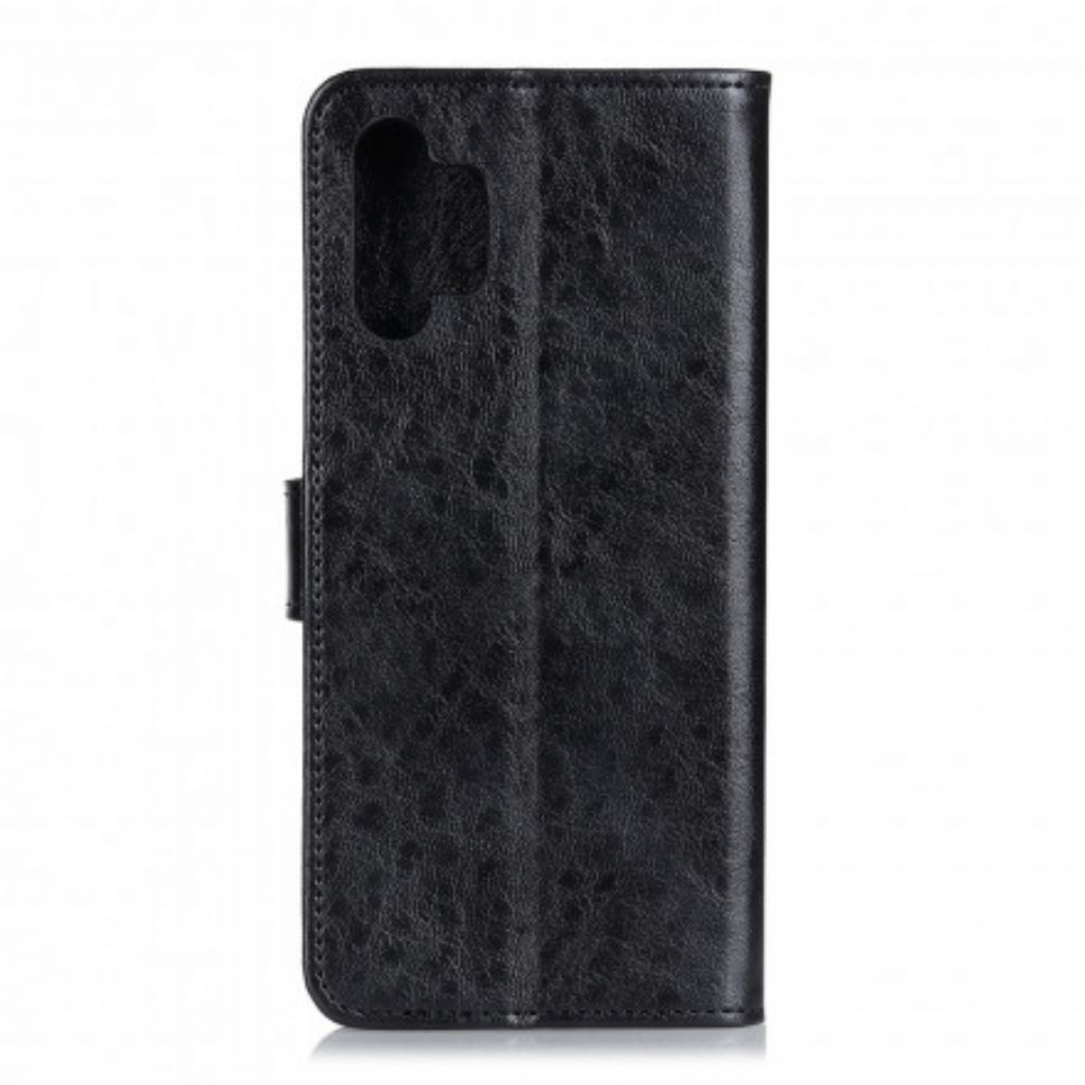 Flip Case Für Samsung Galaxy A32 4G Strukturiertes Kunstleder