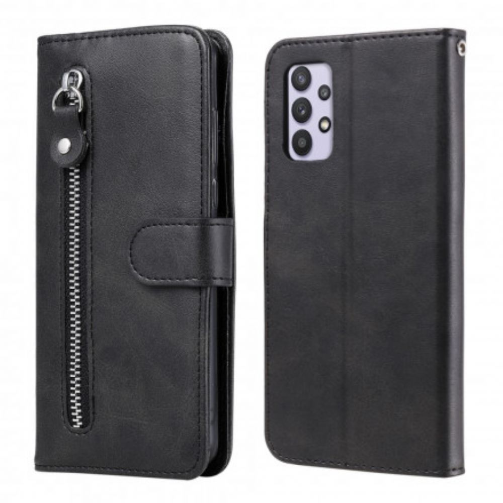 Flip Case Für Samsung Galaxy A32 4G Vintage Geldbörse