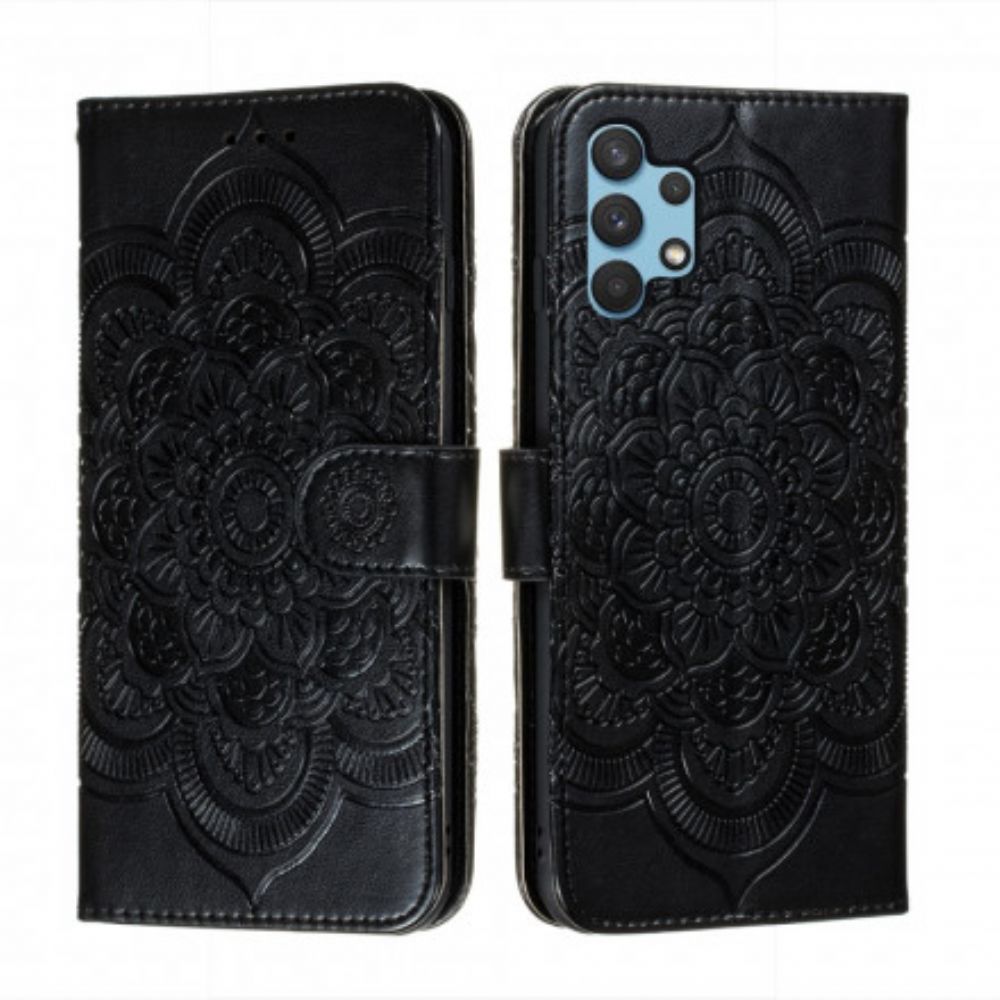 Flip Case Für Samsung Galaxy A32 4G Vollständiges Mandala