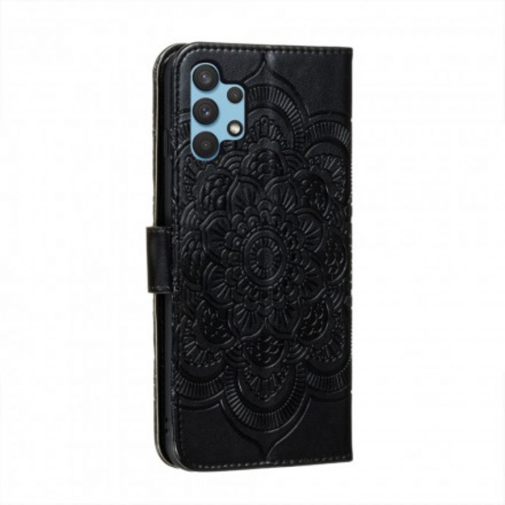 Flip Case Für Samsung Galaxy A32 4G Vollständiges Mandala