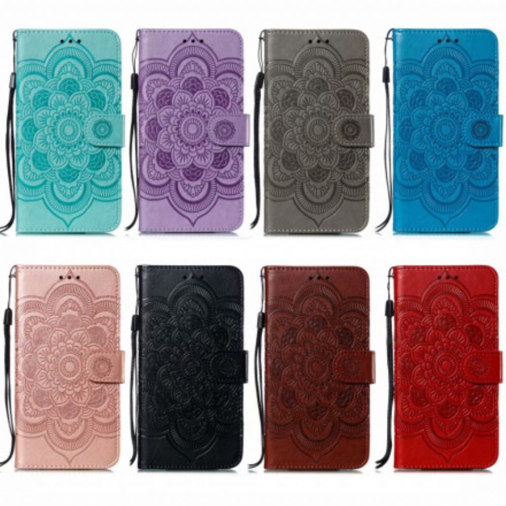 Flip Case Für Samsung Galaxy A32 4G Vollständiges Mandala