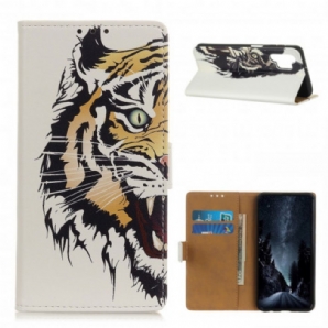 Flip Case Für Samsung Galaxy A32 4G Wilder Tiger