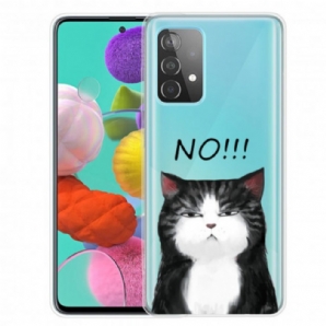 Handyhülle Für Samsung Galaxy A32 4G Die Katze Die Nein Sagt