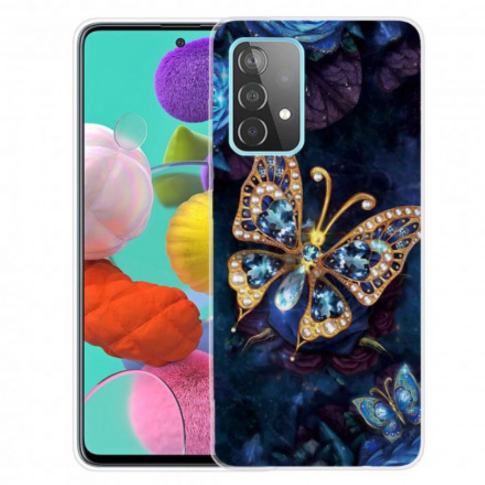 Handyhülle Für Samsung Galaxy A32 4G Luxus-schmetterling