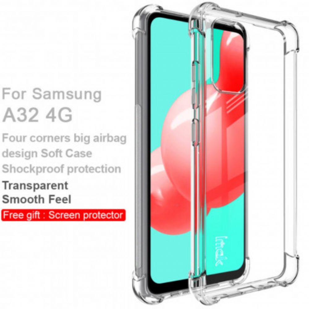 Handyhülle Für Samsung Galaxy A32 4G Transparenter Seidiger Imak