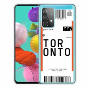 Hülle Für Samsung Galaxy A32 4G Bordkarte Nach Toronto