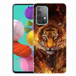 Hülle Für Samsung Galaxy A32 4G Flexibler Tiger