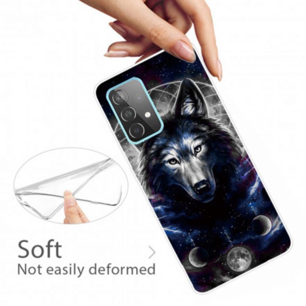 Hülle Für Samsung Galaxy A32 4G Flexibler Wolf