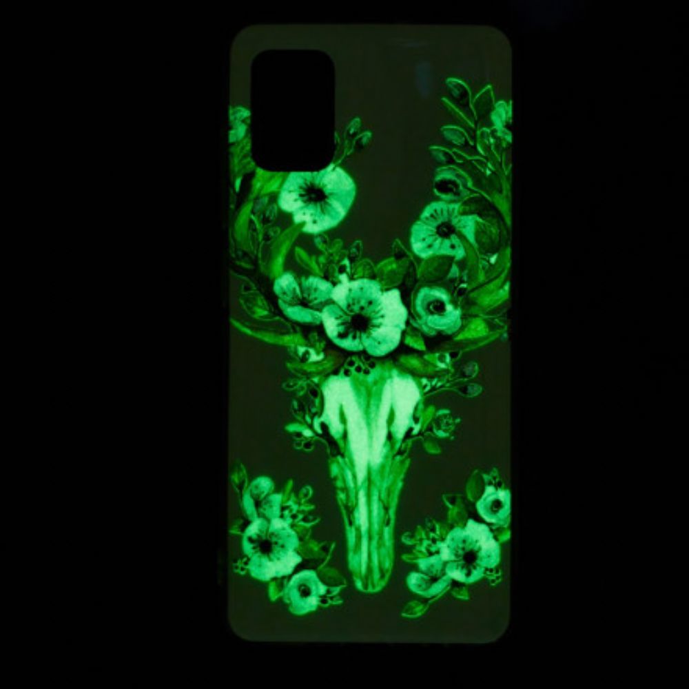 Hülle Für Samsung Galaxy A32 4G Fluoreszierender Blütenelch