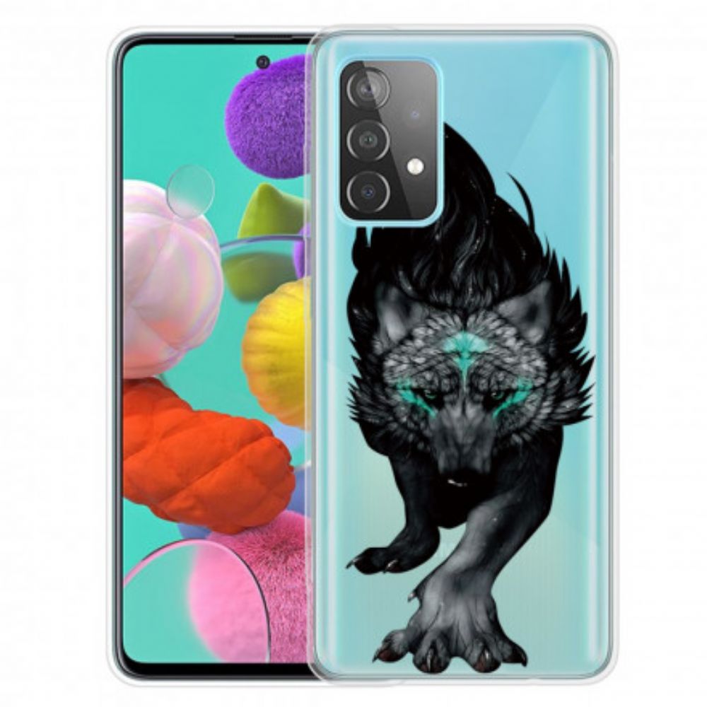 Hülle Für Samsung Galaxy A32 4G Grafik Wolf