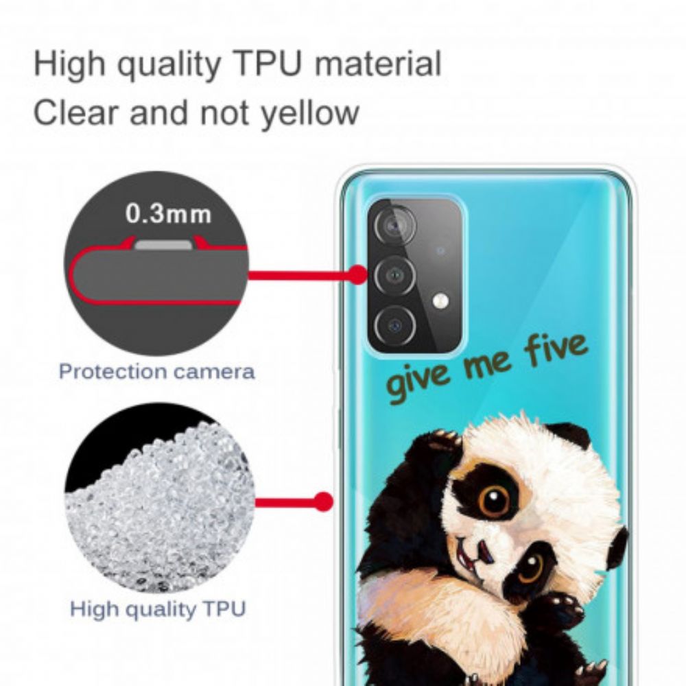 Hülle Für Samsung Galaxy A32 4G Panda Gib Mir Fünf