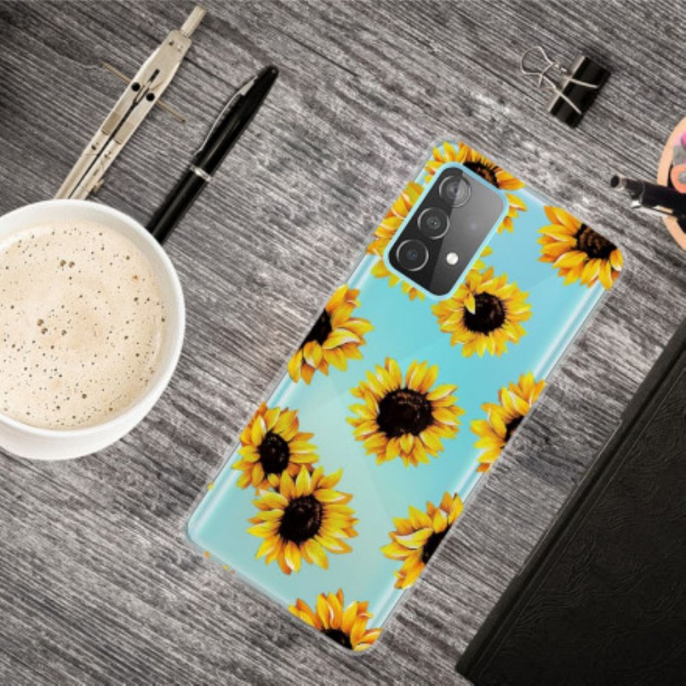 Hülle Für Samsung Galaxy A32 4G Sonnenblumen