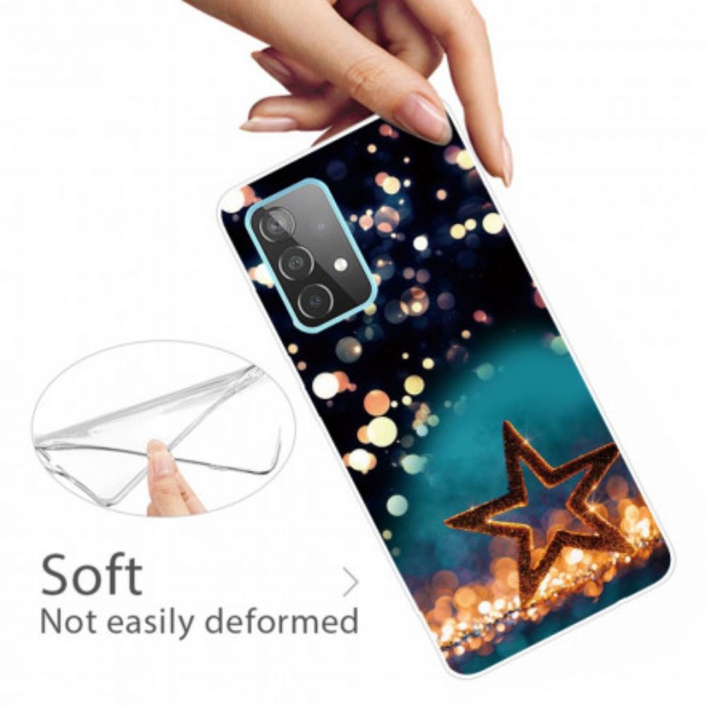 Hülle Für Samsung Galaxy A32 4G Stern Flex