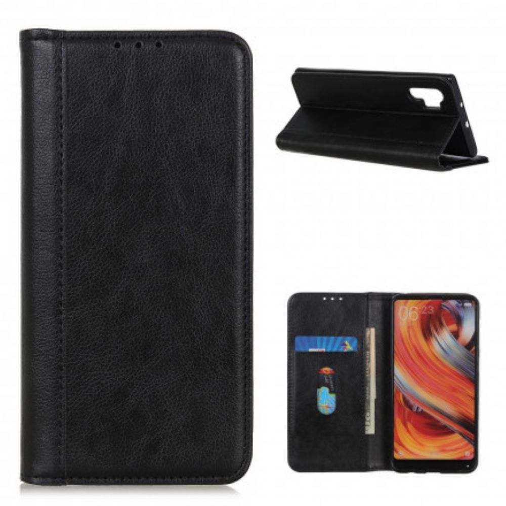 Schutzhülle Für Samsung Galaxy A32 4G Flip Case Litchi Business Spaltleder