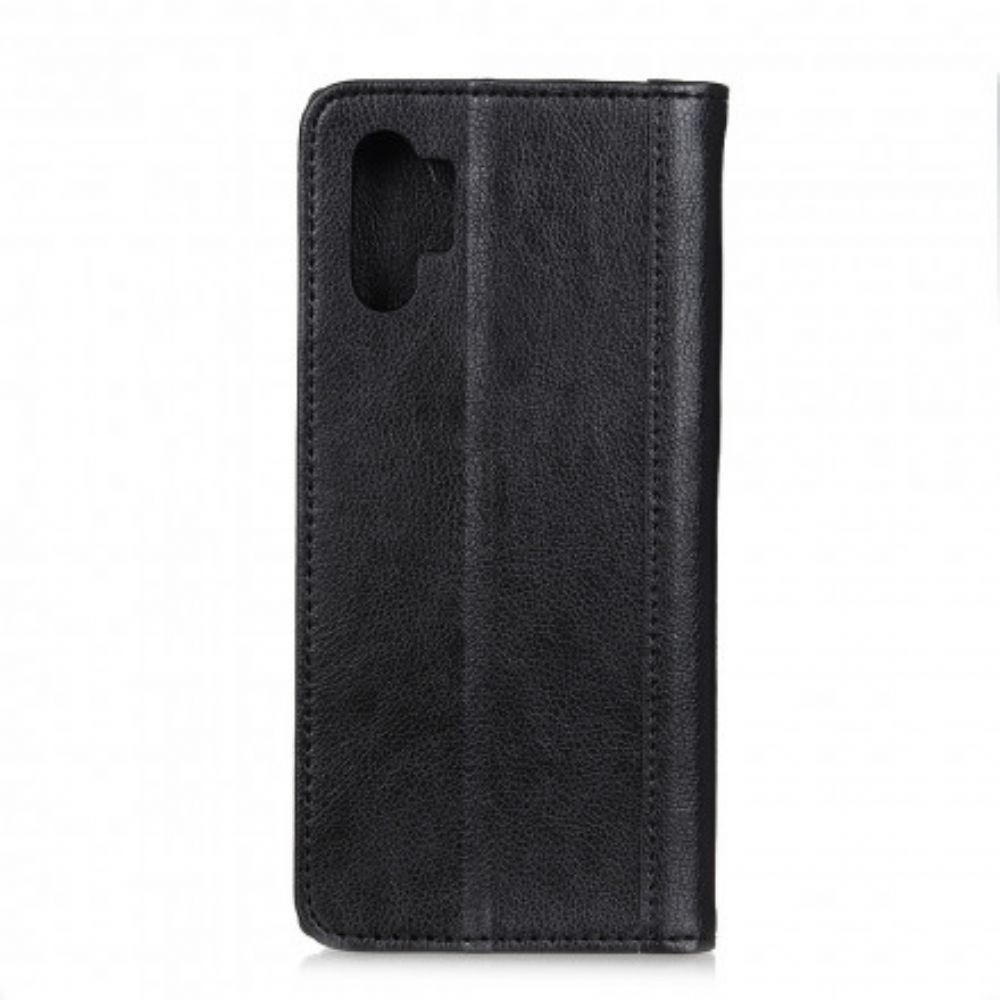 Schutzhülle Für Samsung Galaxy A32 4G Flip Case Litchi Business Spaltleder