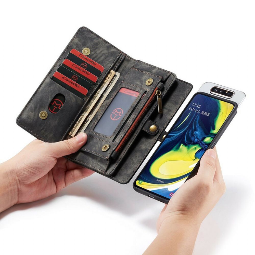 Flip Case Für Samsung Galaxy A90 / A80 Caseme Vintage-leder