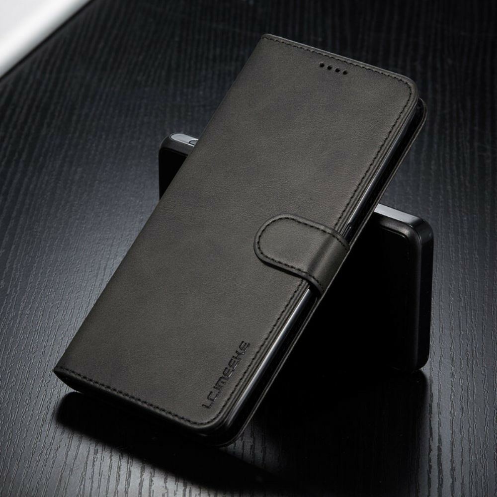 Flip Case Für Samsung Galaxy A90 / A80 Lc.imeeke Ledereffekt