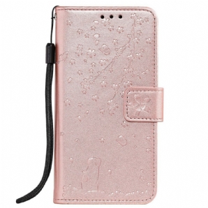 Flip Case Für Samsung Galaxy A90 / A80 Mit Kordel Strap Reverie