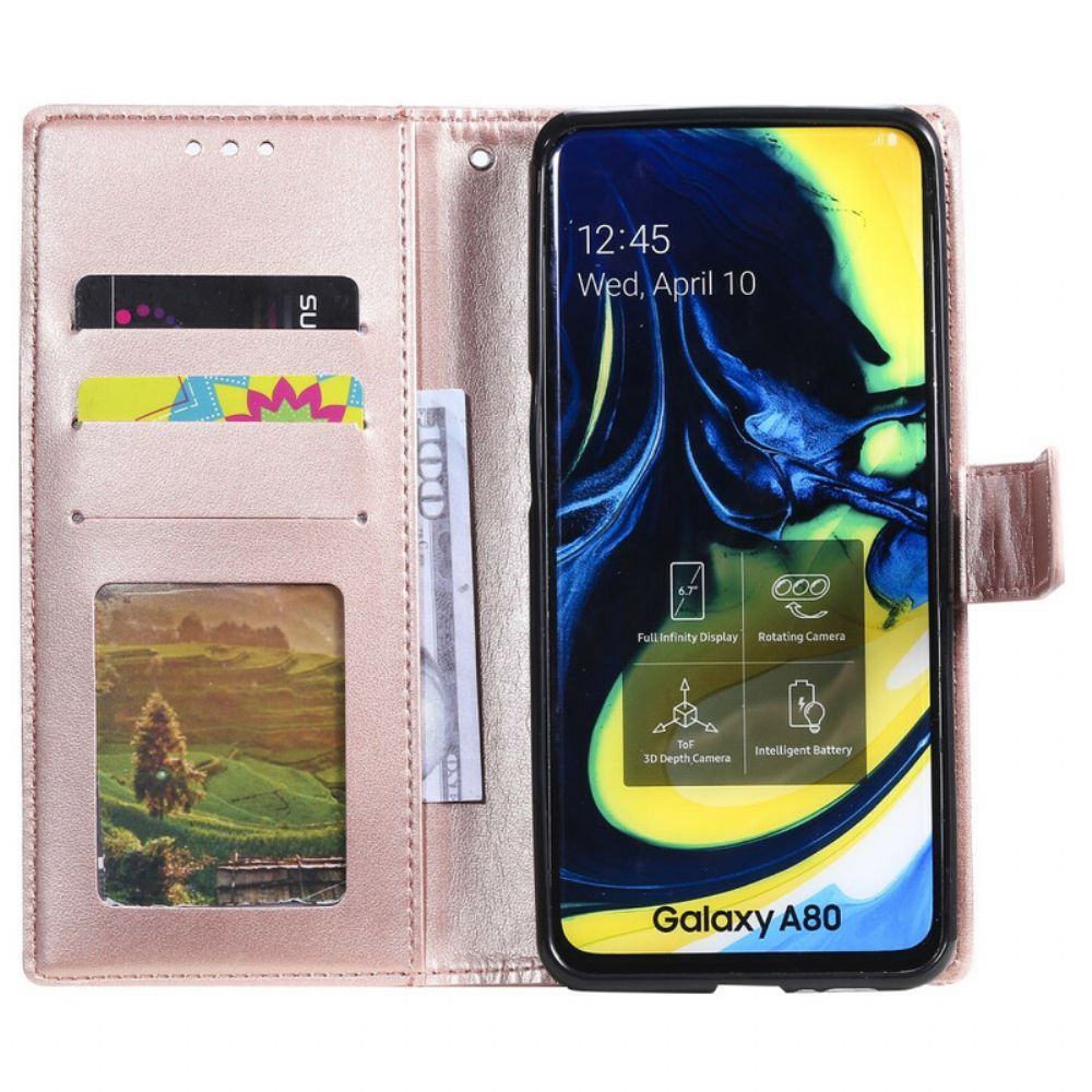 Flip Case Für Samsung Galaxy A90 / A80 Mit Kordel Strap Reverie