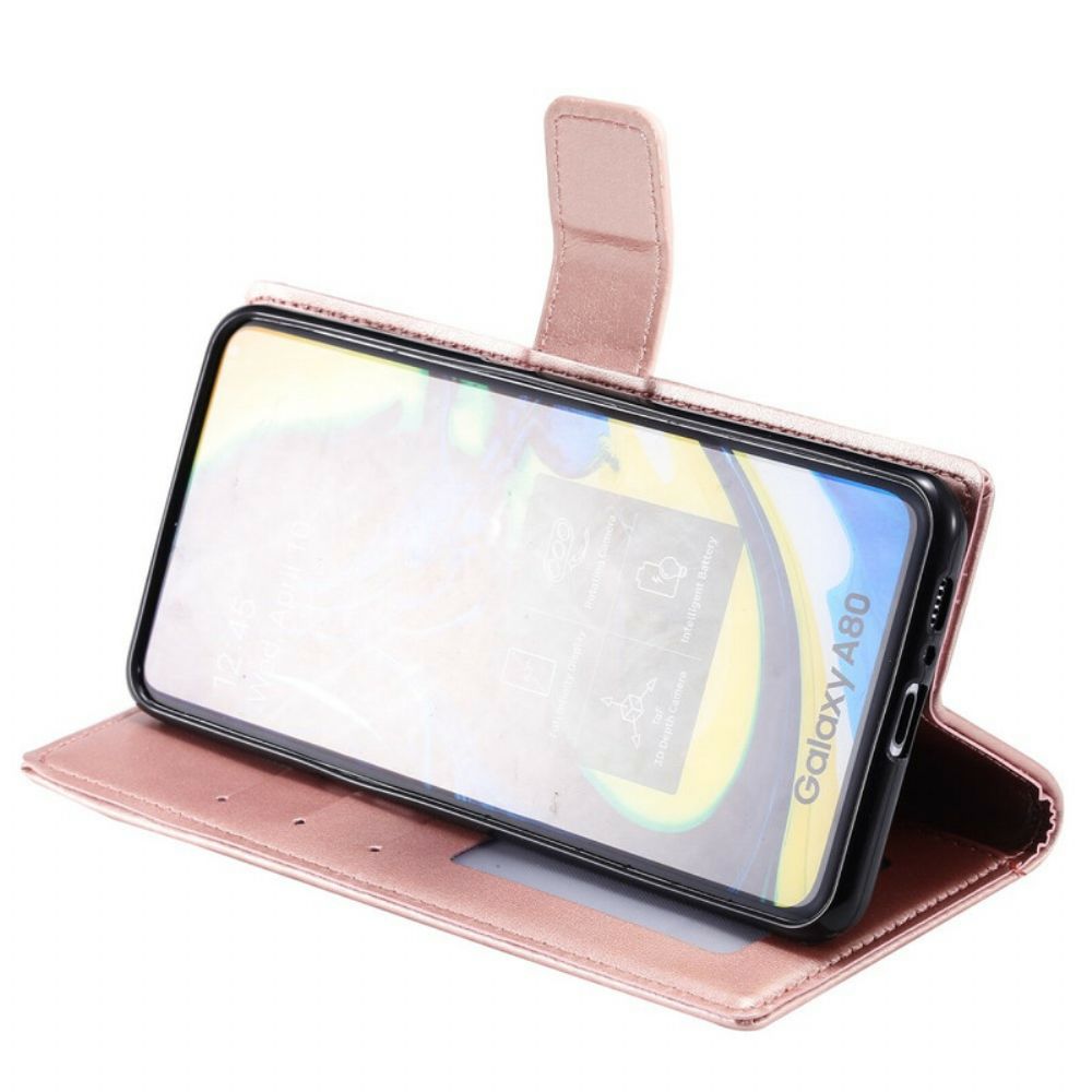 Flip Case Für Samsung Galaxy A90 / A80 Mit Kordel Strap Reverie