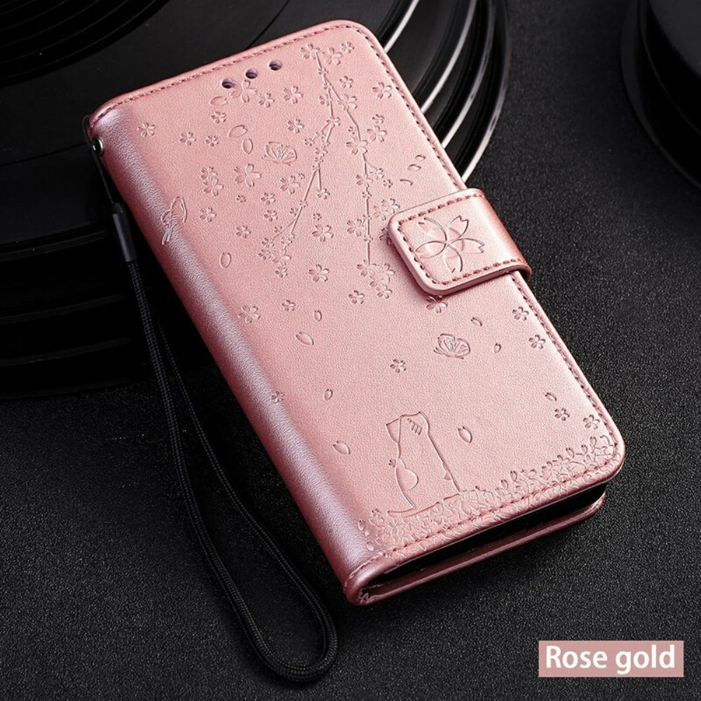 Flip Case Für Samsung Galaxy A90 / A80 Mit Kordel Strap Reverie