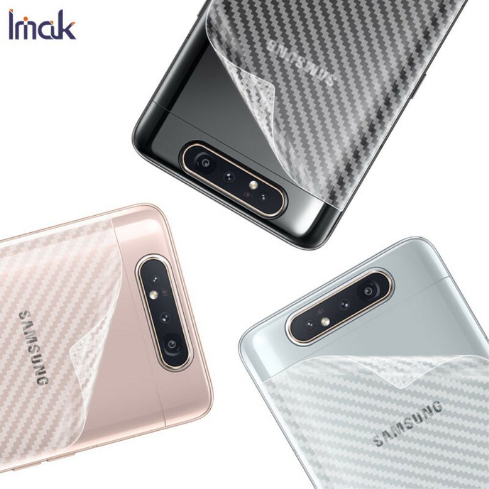 Hintere Schutzfolie Für Samsung Galaxy A90 / A80 Carbon Style Imak