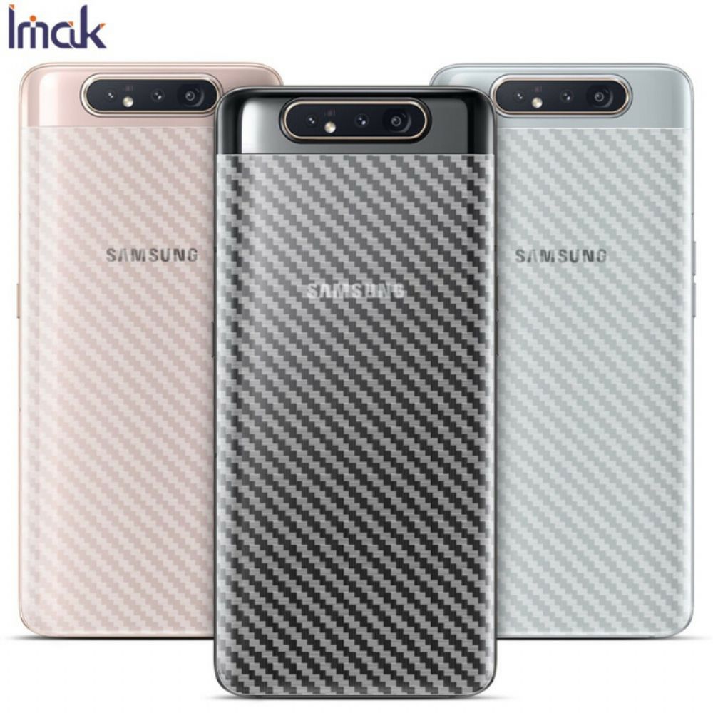 Hintere Schutzfolie Für Samsung Galaxy A90 / A80 Carbon Style Imak