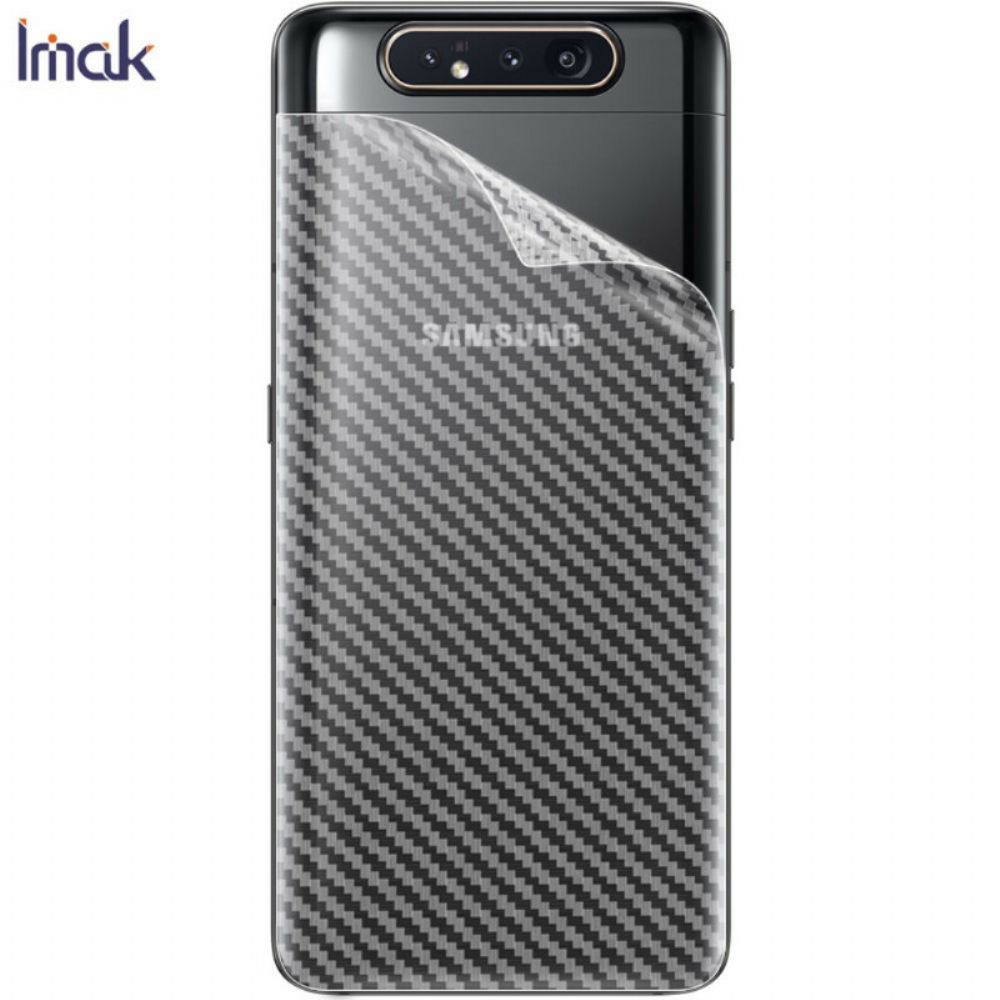 Hintere Schutzfolie Für Samsung Galaxy A90 / A80 Carbon Style Imak