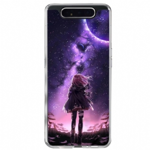 Hülle Für Samsung Galaxy A90 / A80 Magischer Vollmond