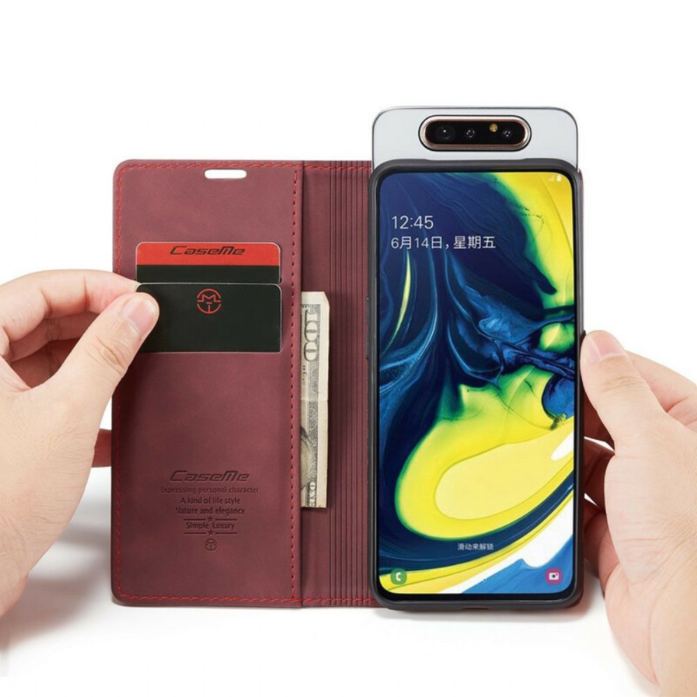 Schutzhülle Für Samsung Galaxy A90 / A80 Flip Case Caseme Kunstleder