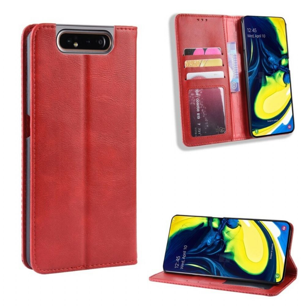 Schutzhülle Für Samsung Galaxy A90 / A80 Flip Case Stilisiertes Kunstleder