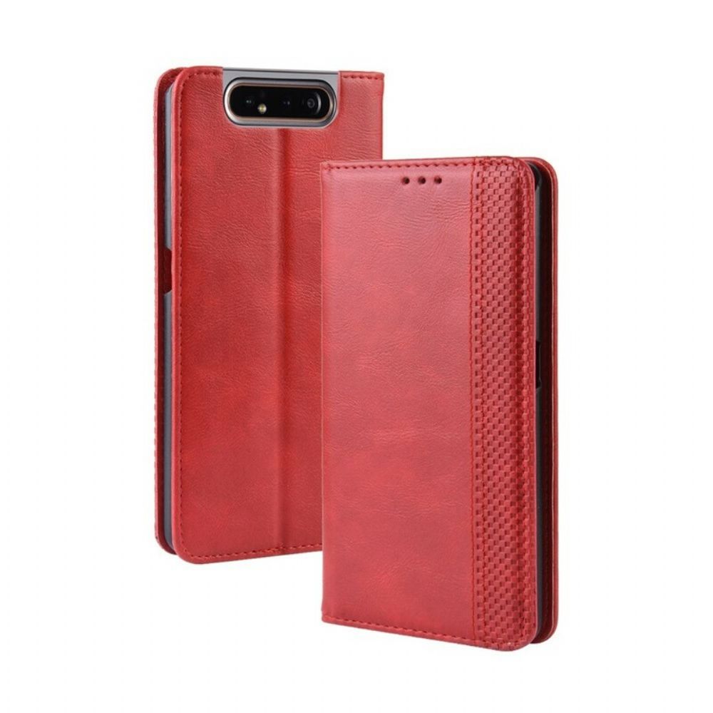 Schutzhülle Für Samsung Galaxy A90 / A80 Flip Case Stilisiertes Kunstleder