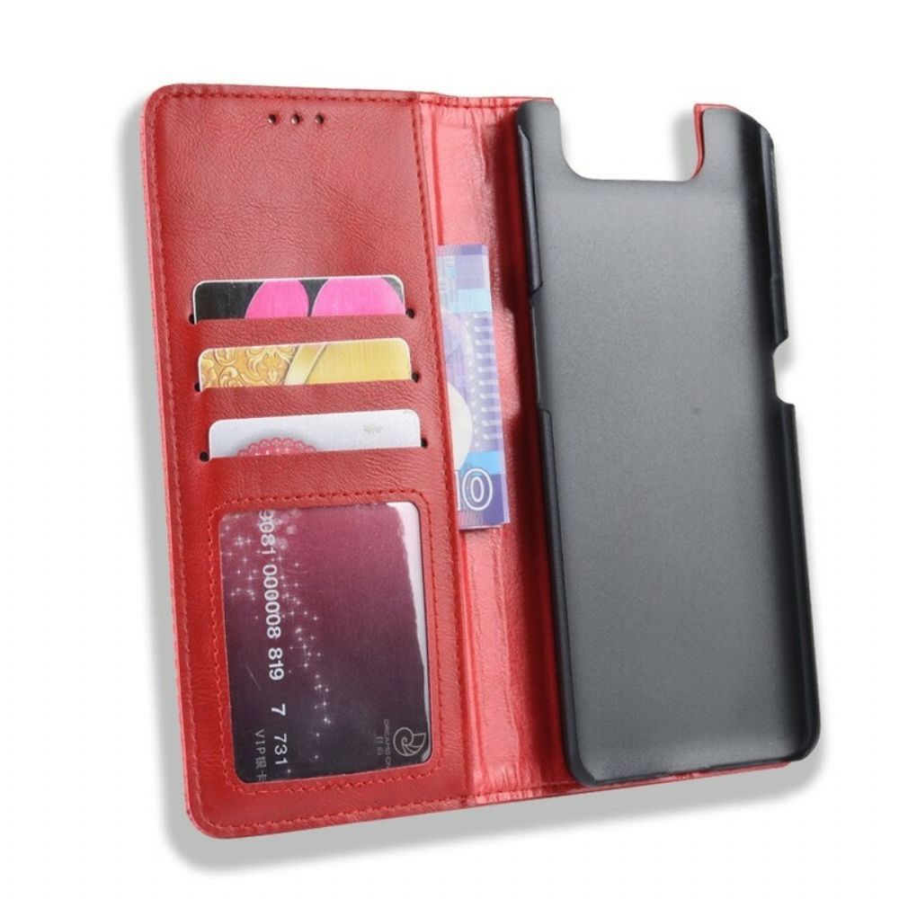 Schutzhülle Für Samsung Galaxy A90 / A80 Flip Case Stilisiertes Kunstleder