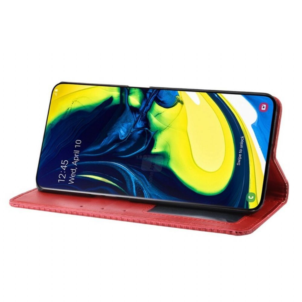 Schutzhülle Für Samsung Galaxy A90 / A80 Flip Case Stilisiertes Kunstleder