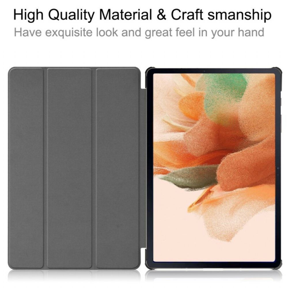 Schutzhülle Für Samsung Galaxy Tab S7 FE Vintage Flower Stifthalter