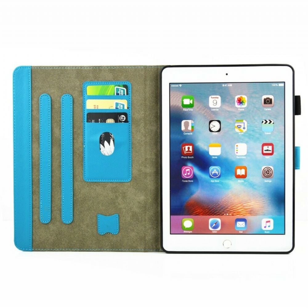 Flip Case Für iPad 9.7" Tomate Auf Der Katze