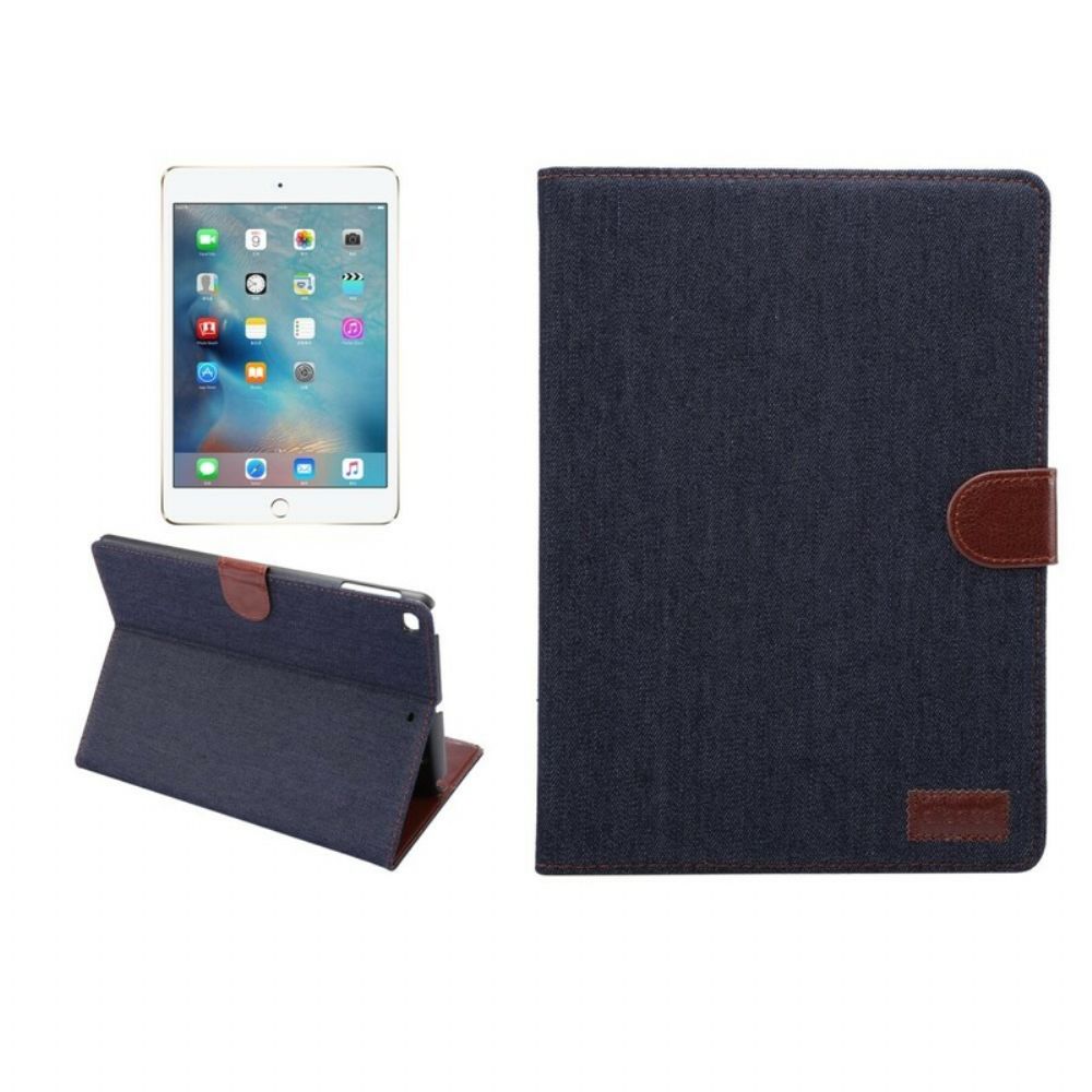 Flip Case Für iPad 9.7" Zweifarbige Jeans