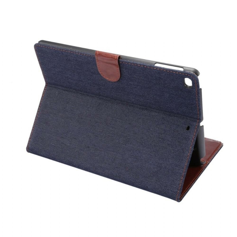 Flip Case Für iPad 9.7" Zweifarbige Jeans